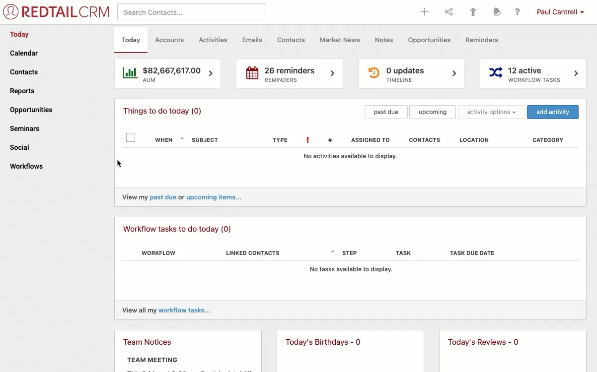 HubSpot Redtail CRM Integration