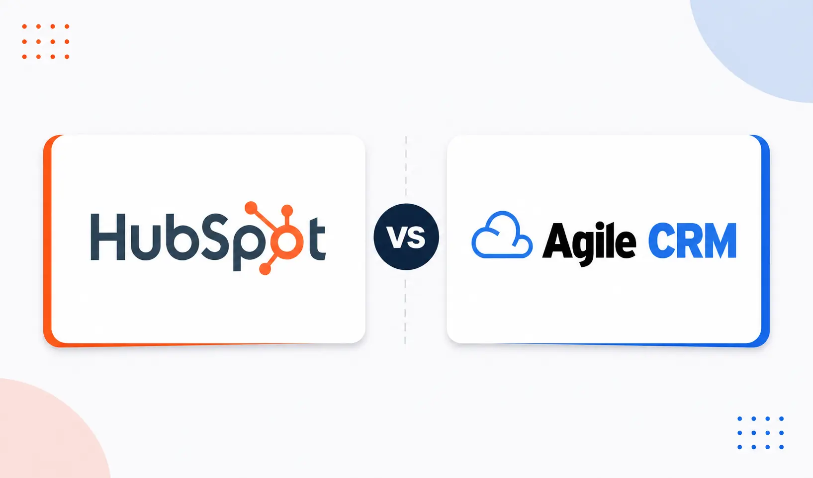 HubSpot vs Agile crm comparison
