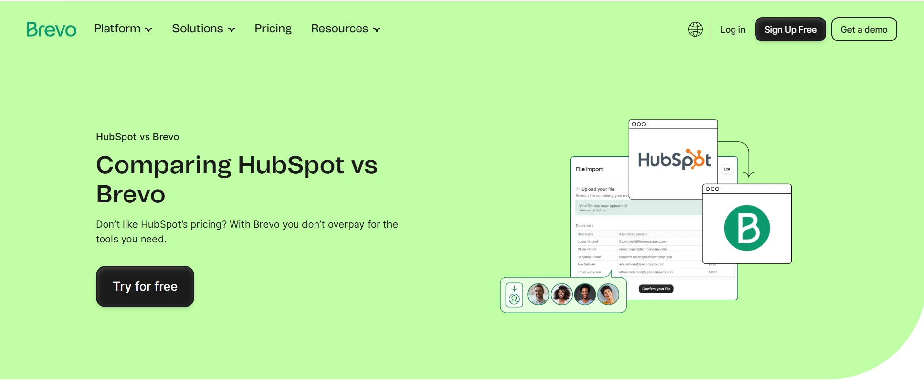 HubSpot vs Brevo