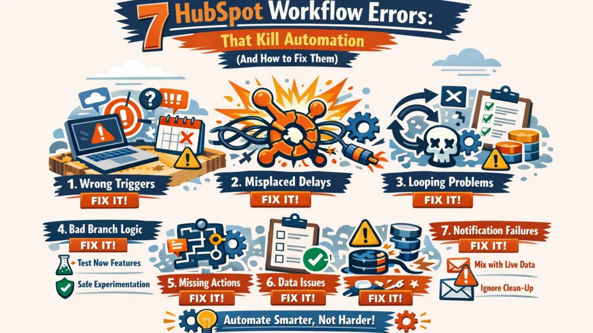HubSpot workflow errors