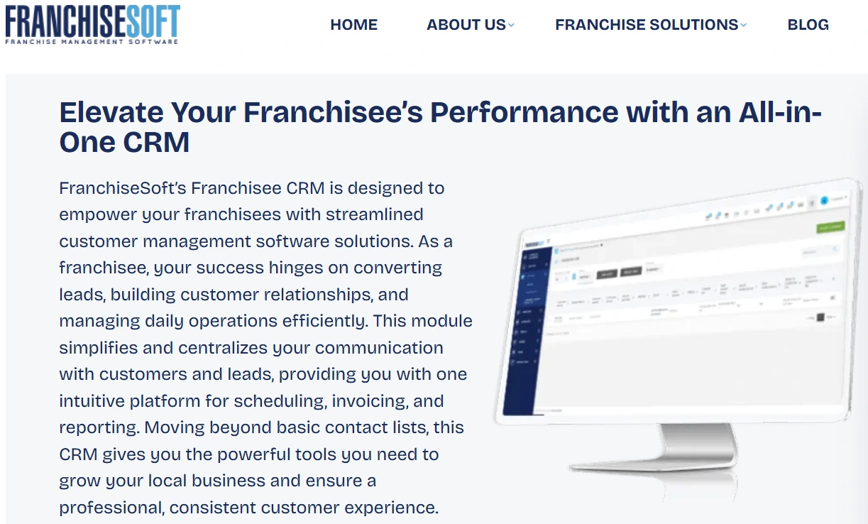 FranchiseSoft CRM