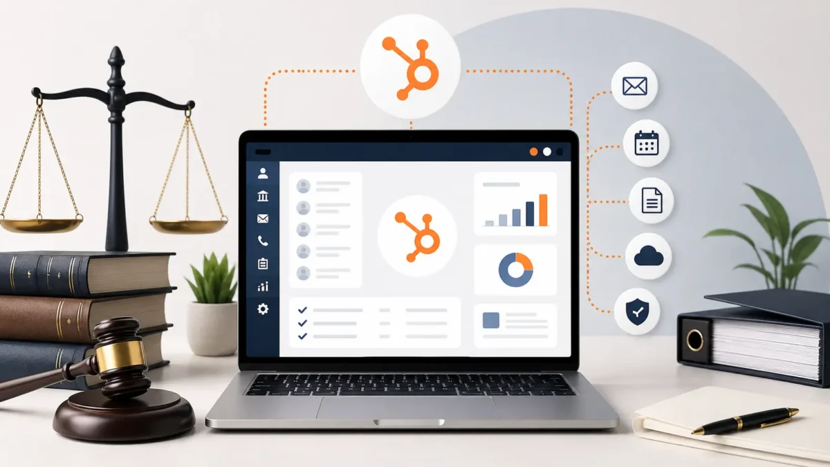 Legal CRM integration workspace