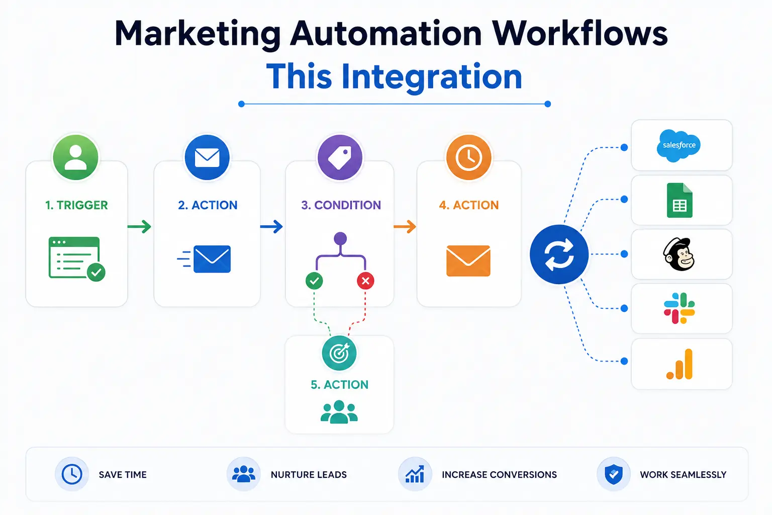 Marketing automation workflow and integrations